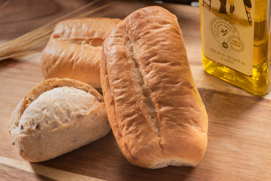 Bread and Rolls on Cutting Board with Olive oil by Joe Cosentino, Utica New York, Visual Media Strategy