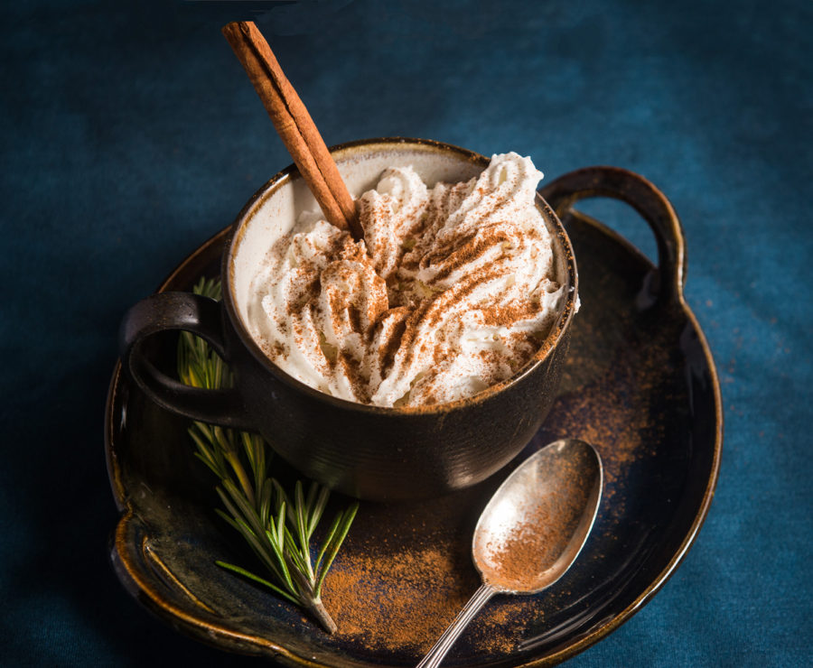 Cup of Hot Chocolate with Whip Cream by Julie L'Heureux Visual Media Strategy