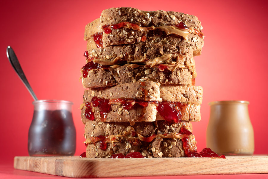 Peanut butter jam sandwich Montreal food photographer Melvyn Kouri Montreal Visual Media Strategy