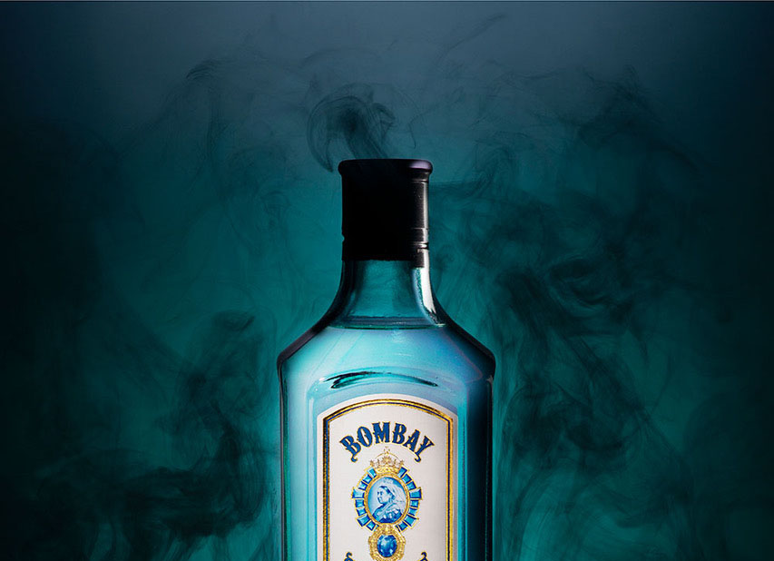 Bombay Gin Bottle by Greg Kindred, Visual Media Strategy
